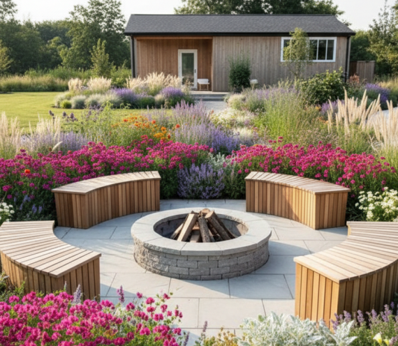 Dobes zīmējums saulainā vietā 20m2